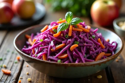 Surówka z czerwonej kapusty – Przepis jak w restauracji